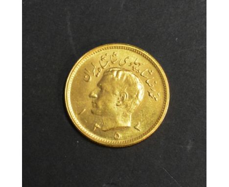 A High Grade Gold Iranian One Pahlavi 8.2 gms.