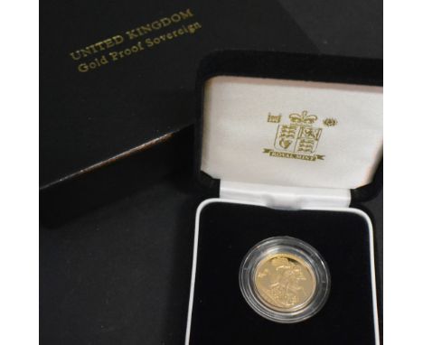 A Full Gold Proof Sovereign dated 2001
