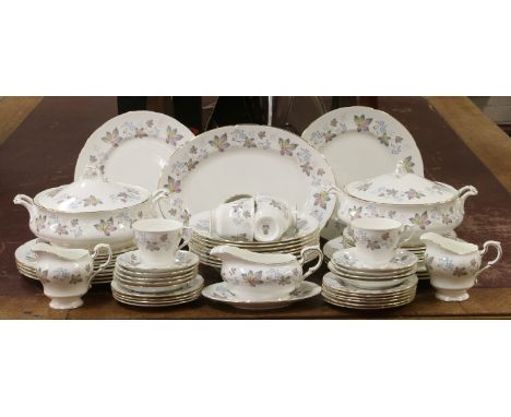 A Paragon 62 piece tea and dinner service decorated in the Enchantment pattern.