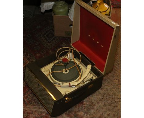 A Bush vintage portable record player
