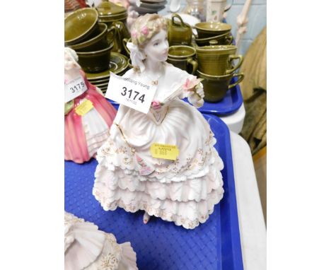 A Royal Worcester limited edition figure The Fairest Rose no. 4198/12500.