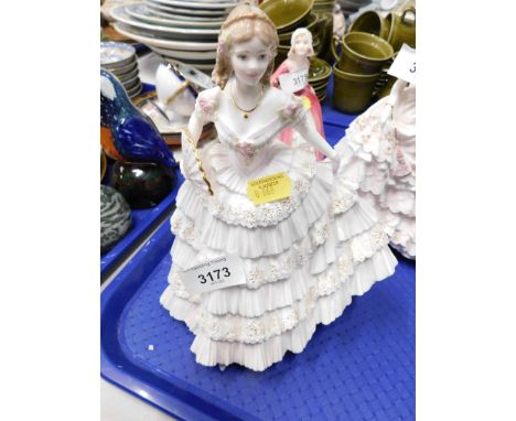 A Royal Worcester limited edition figure Belle of The Ball, no. 2899/12500.