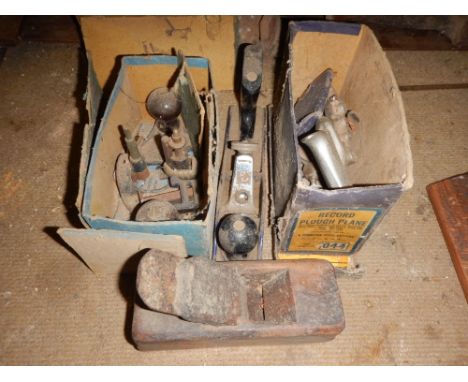 Various Chisels,  and wood working tools.