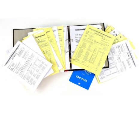 Harry Potter - Large folder from the Chamber of Secrets containing Call Sheets, Camera and Continuity Sheets, dated March 200