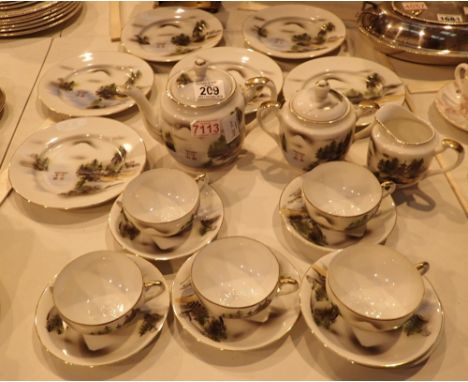 Kutani Oriental tea service 