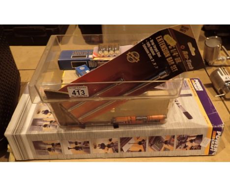 Power Craft drill stand and vice with other mixed tools