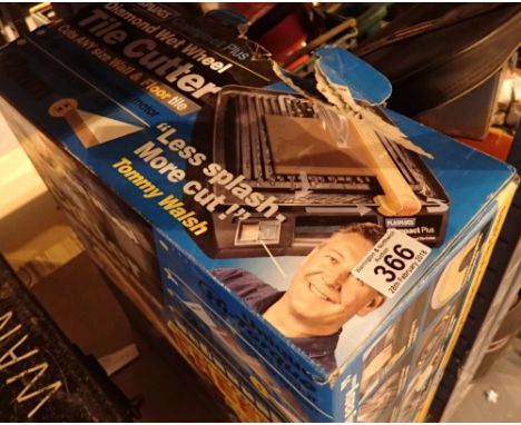 Boxed plasplugs diamond wet wheel tile cutter