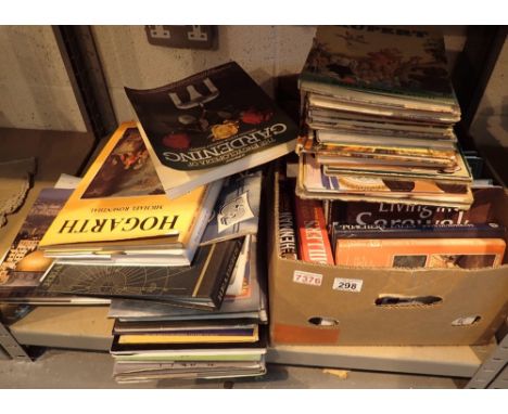 Shelf of books to include Rupert The Bear and early annuals