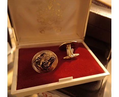 Collection of gents cufflinks and tie pins 