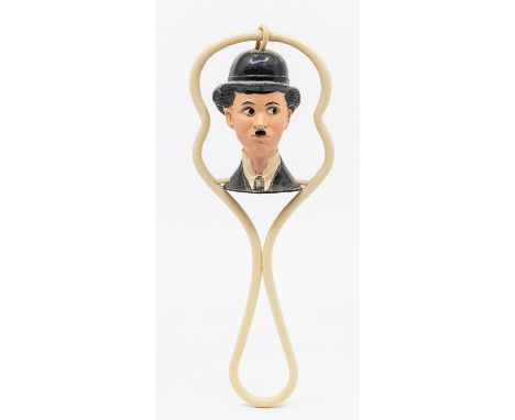 A novelty vintage Charlie Chaplin baby rattle&nbsp;