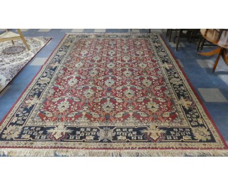 A Patterned Woollen Carpet Square, 240cm x 330cm 