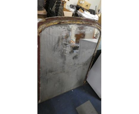 A Victorian Over Mantel Mirror for Complete Restoration, 94cm Wide