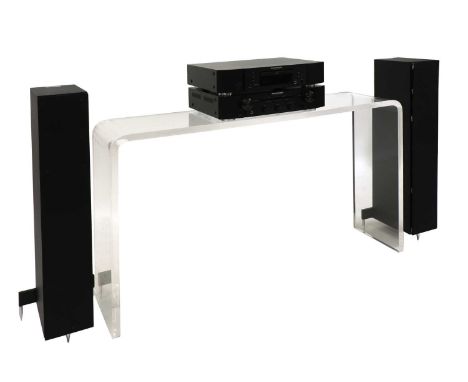 A Marantz PM6003 integrated amplifier and a CD6003 CD player, anda pair of Burton and Somervell speakers, 14.5cm wide25cm dee