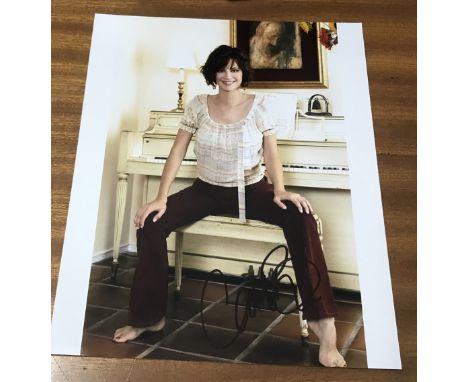 Catherine Bell actor signed 10 x 8 inch Colour Photo. Catherine Lisa Bell born 14 August 1968 is a British American actress, 