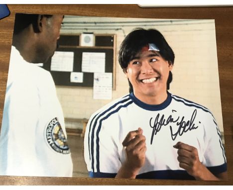 Brian Tochi Police Academy actor signed 10 x 8 inch Colour Photo. Brian Tochi born Brian Keith Tochihara; May 2, 1959, is an 