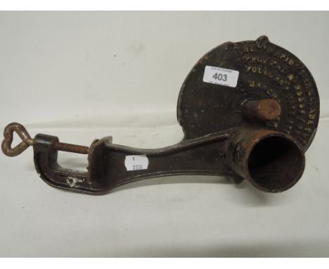 A vintage Marmalade cutter made in Manchester good display piece