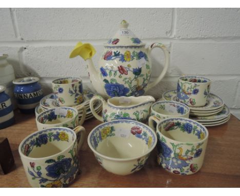 A part tea coffee service by Masons ironstone in the Regency pattern , Rno. 821349