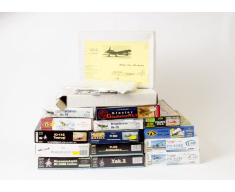 Continental Manufactured Military and Civil Aircraft Model Kits,  a boxed collection of 1:48/50 scale WW1 and later aircraft 