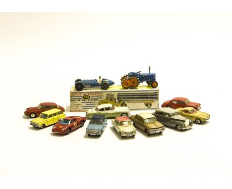 French Dinky Supertoys 893 Unic Sahara Pipe Truck, in original box, loose Dinky Toys 150 Rolls Royce Silver Wraith, 196 Holde