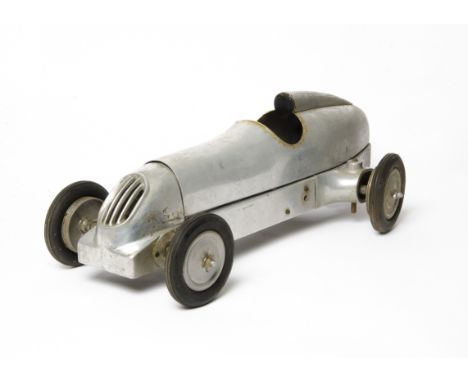 E&amp;M Models Maserati Tethered Racing Car, c.1947, aluminium casting with bevel gearbox and driveshaft, EXP Model Racing Co