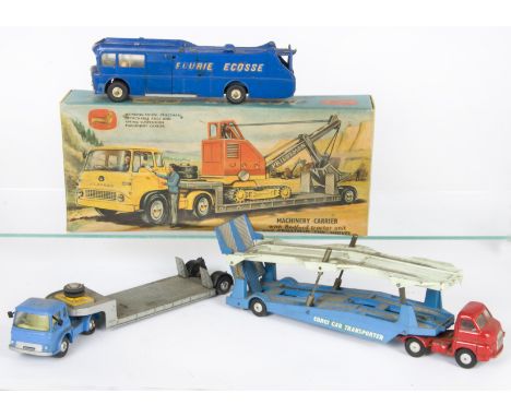 Corgi Major Toys Gift Set No.27 Machinery Carrier, with Bedford Tractor unit and Priestman Cub Shovel, in original box, loose