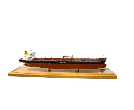 Professionally made Owners model of Crude Oil/Oil Products Tanker 'Ice Blizzard' finished in initial owners 'N Orient' Lines 