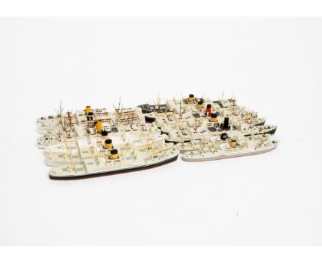 Len Jordan and other makers resin Passenger/ Cargo and Cargo ships 1:1200 scale or similar Waterline Models, L10 'Cameronia',