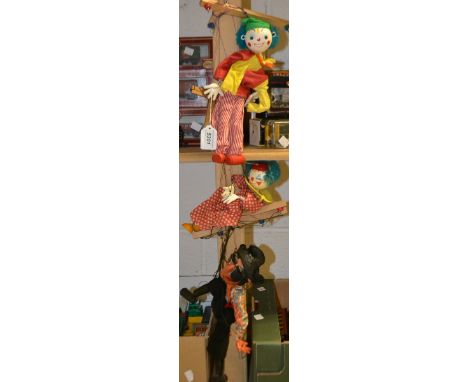SM Pirate - Pelham Puppets SM Range, composite head and torso,  painted head, earrings, bandana,  eye patch,orange scarf, pai