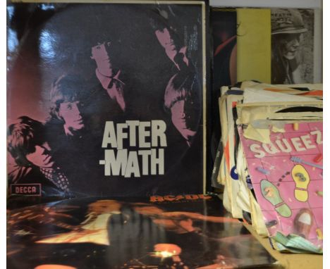 Vinyl Records - Rolling Stones Aftermath, Decca Red Label LK4786 1966, The Smiths, Wings, AC/DC, Queen, Progress, plus single