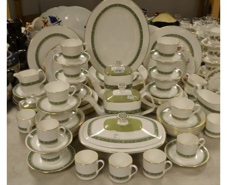 An extensive Royal Doulton Rondelay pattern dinner and tea service, quantity