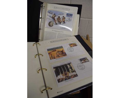COLLECTION OF HISTORY OF WORLD WAR II FIRST DAY COVERS IN ALBUMS