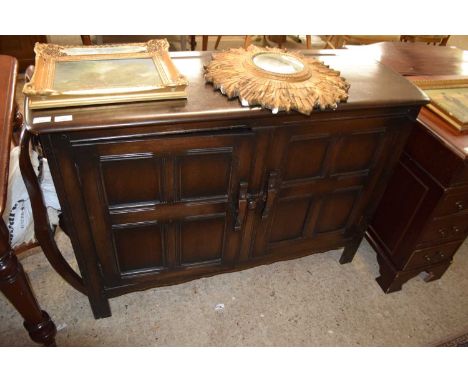 DARK ERCOL SIDEBOARD, 123CM WIDE