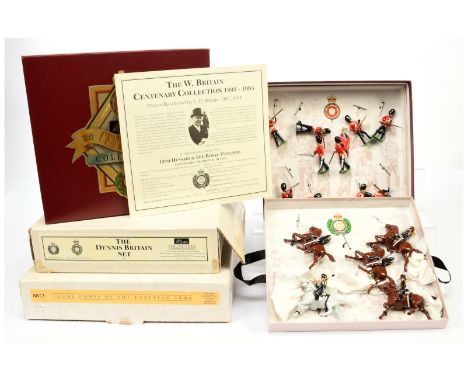 Britains Collectors Editions - Comprising: The Dennis Britain Set (8813) '13th Hussars &amp; The Royal Fusiliers' &amp; Set 8