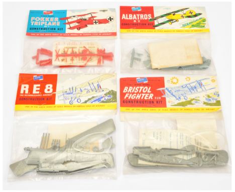 Airfix - Group of Factory Sealed Model Aircraft Kits. &nbsp;First Issue (1950s), 1/72nd Scale. &nbsp;Comprising: 'R.E.8 1916 