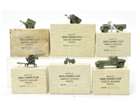 Denzil Skinner &amp; Co Ltd "Tanks of all Nations" series group of 6 x Military Vehicles to include - Land Rover, Trailer plu