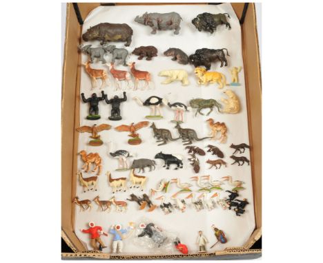 Quantity of Britains &amp; Timpo Plastic Issues - Includes Britains Zoo animals (mostly 1970s), some figures from the Timpo '