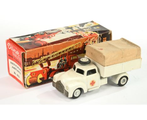 Vilmer 465 (1/50th) Military Dodge "Ambulance" - white with light beige cloth canopy with red crosses on roof canopy and door