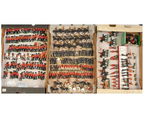 Britains Plastic Issues - Mostly British Army Regimental Bands.&nbsp; Also includes some Canadian Mounted Police &amp; Americ