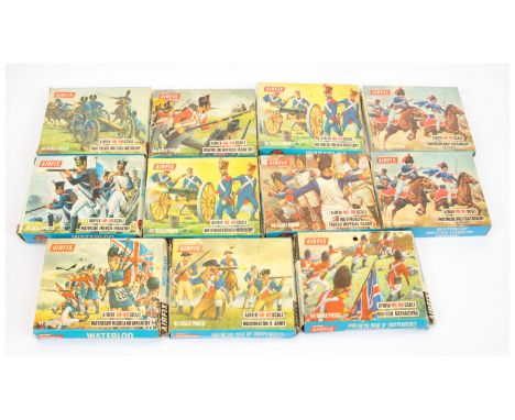 Group of Early-Issue Airfix Kits - 'Waterloo' &amp; 'American War of Independence'.&nbsp; Including, Set Nos. S40 'American W