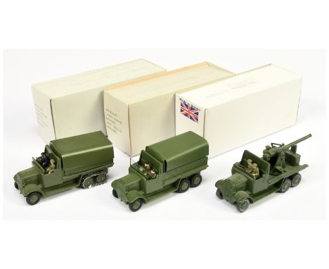 B &amp; B Military&nbsp; (Barnes &amp; Buller) &nbsp;1/60th scale Group of 3&nbsp; (1) 6 - Wheeled covered wagon,&nbsp; (2) s