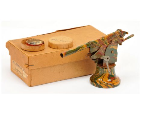Marklin - Model No. 8050/0 - Tinplate Anti Aircraft Gun, boxed.&nbsp; Condition generally appears Good (some rust on mechanis