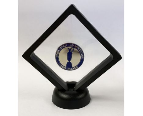 2009 Official R&amp;A Open Golf Championship Players Enamel Badge - 138th Open won by Stewart Cink  - played at Turnberry  - 