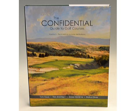 Doak, Tom signed - "The Confidential Guide to Golf Courses- Vol.3 - The Americas (summer destinations)" Publ'd Renaissance Go