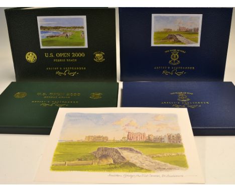 Reed, Ken signed pair - "Artist's Sketch Book" 1st ed publ'd 2000 signed ltd ed no151/250 in deluxe leather to celebrate the 