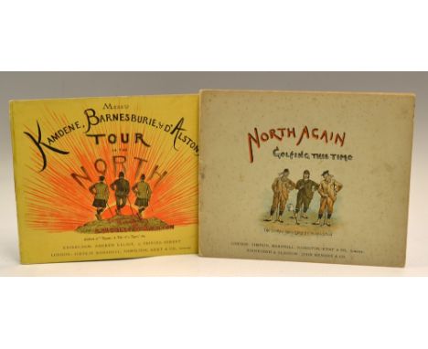 Ralston, William and C W Cole (2) -"North Again - Golfing This Time"  plus  "Tour in the North" both in original pictorial co
