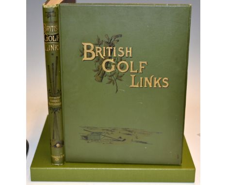 Hutchinson, Horace G - "British Golf Links - a short account of the leading golf links of the United Kingdom" 1st ed 1897 in 