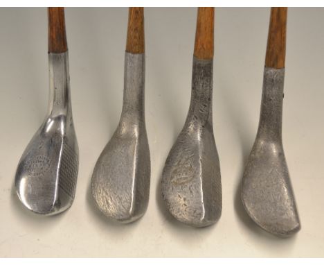 4x Mills Standard Golf Co MSD model alloy woods - to incl 3x No.1 incl Cleek with 3x rear drilled holes, another with rear sl