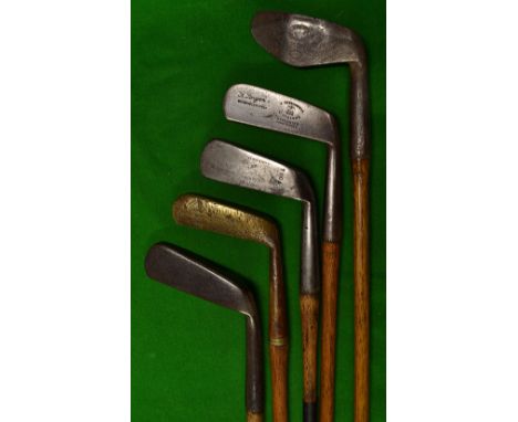 5x interesting putters - Triumph Hi Peak top line blade; R Forgan &amp; Son St Andrews "R Forgan Goose Neck" putter; Anderson