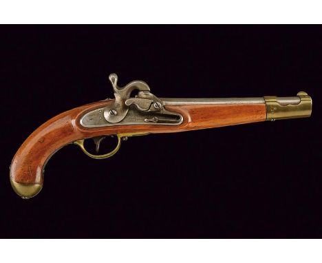 dating: 1854 provenance: Austria, Round, smooth-bore, 17 mm cal. barrel signed 'J. HENTZENBERGER', brass barrel bracket with 