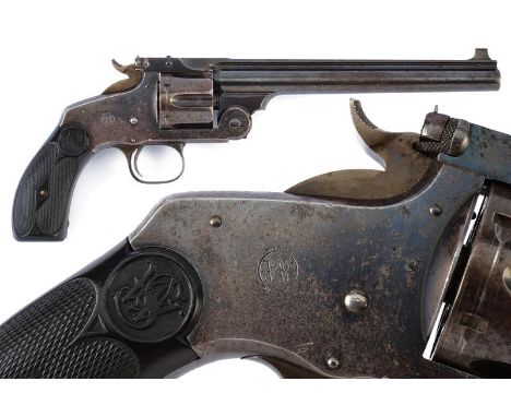 dating: 1875-1890 provenance: USA, Round, rifled, swiveling, 8' barrel, rib with fore-sight and marked with company's address